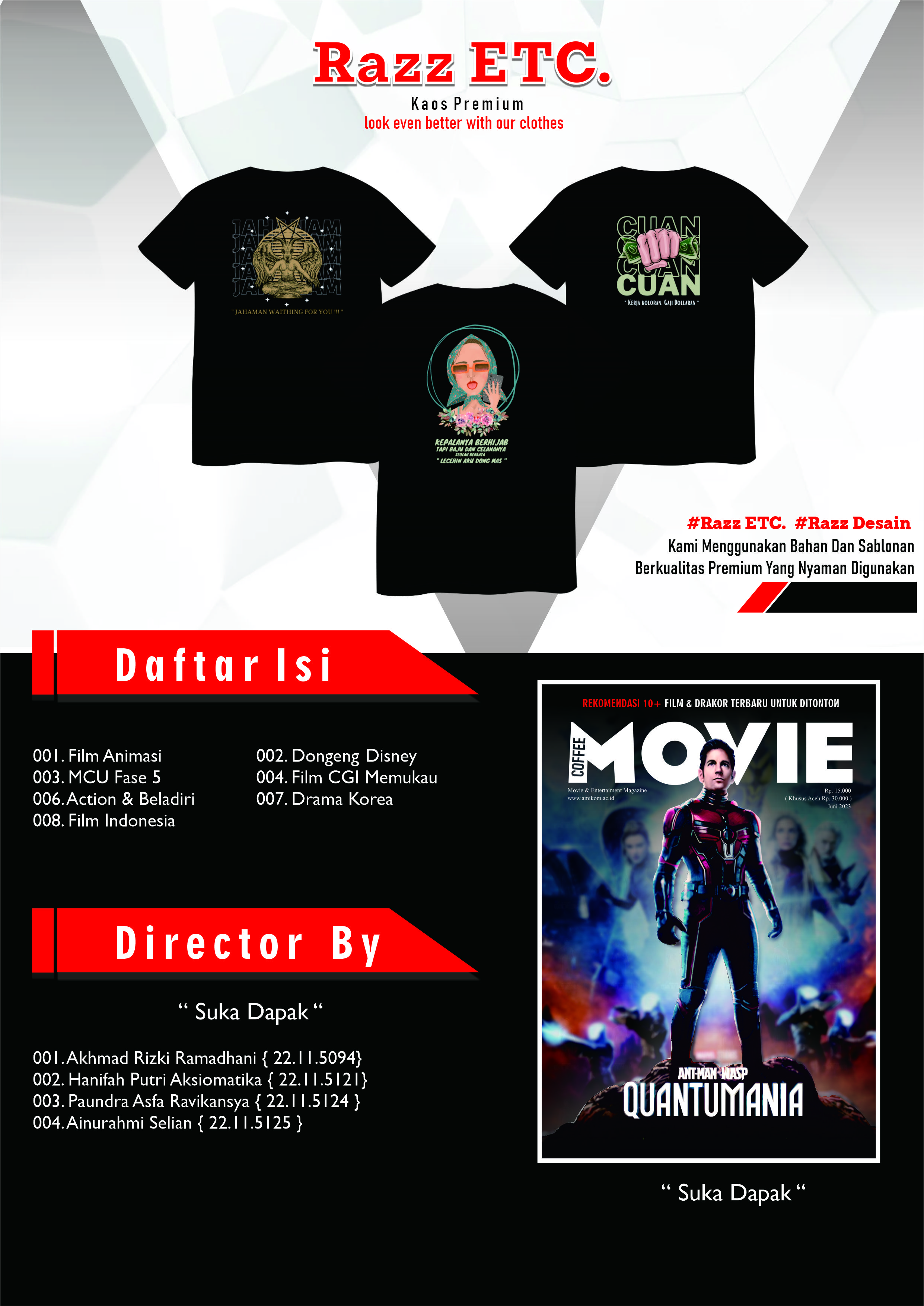 Sampul Belakang Majalah